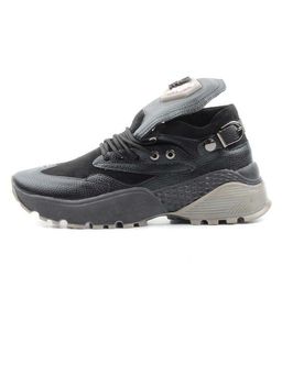 05-B5-47 BLACK Кроссовки женские (искусственные материалы) - Фабричный китай фото 12