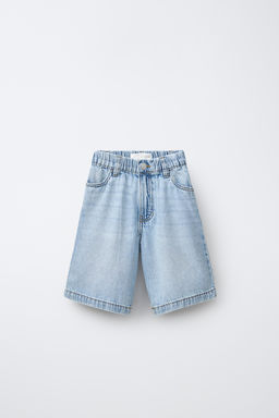 BERMUDA BAGGY DENIM / Azul