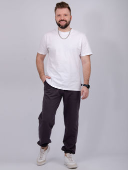 Джоггеры "Джереми 4" антрацит, футер с лайкрой