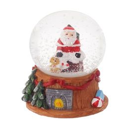 Фигурка декор в стекл шаре "Дед Мороз", D4,5 см, L5 W5 H6 см, 3в.
