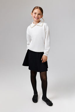 Джемпер детский для девочек Rafaela молочный - Acoola фото 5