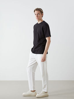 Bisiklet Yaka Penye Erkek Ti??rt