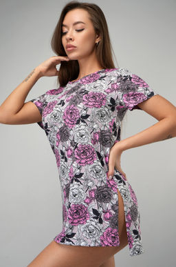 Удлиненная женская футболка с разрезами Happyfox - Happy fox фото 11