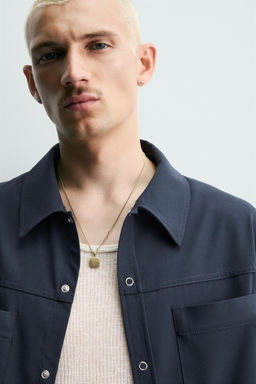 CAMISA T?CNICA RELAXED FIT / Azul - Zara фото 5