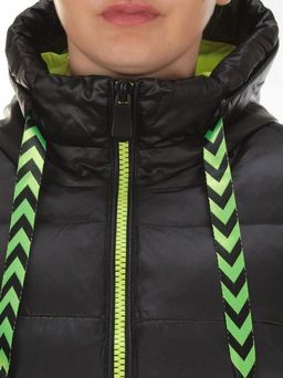 M2010 BLACK Пальто зимнее женское MARIA (200 гр. холлофайбер)