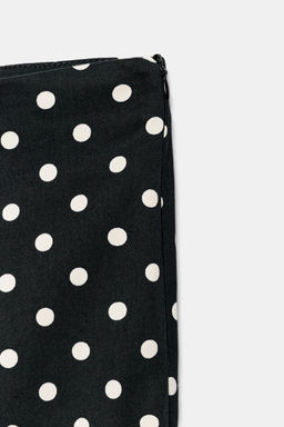 PANTAL?N CAPRI LUNARES / Negro / Blanco - Zara фото 7