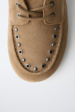N?UTICO TACHAS PIEL / Beige - Zara фото 2
