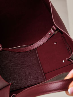 Кожаная сумка Vasilisa DBR 31210 зимняя вишня  фото 15