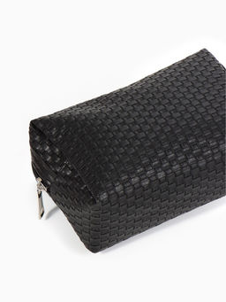 Косметичка универсальная, искусственная кожа, на молнии, чёрная
