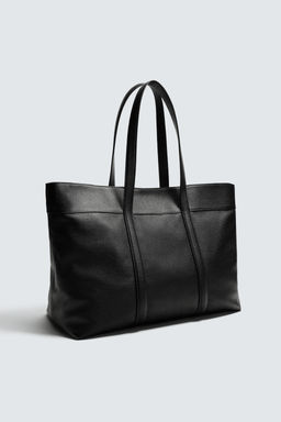 LIMITED EDITION LEATHER TOTE BAG - Zara фото 4