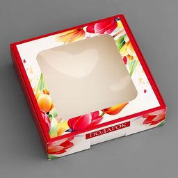 Цена за 5 шт. Коробка подарочная сборная с окном, упаковка, « С 8 марта», 13×13×3 см