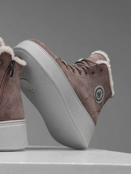 Ботинки 217.ALTAgr. капучино замша/Шерсть