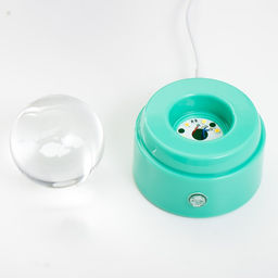 Фигурка светящаяся RISALUX Шар, LED-ночник, USB, АКБ, 9?9?11 см, МИКС