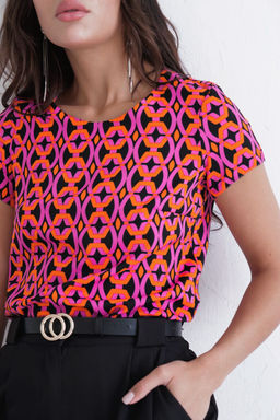 Блуза с коротким рукавом - Martichelli фото 3