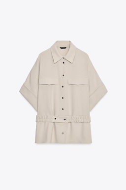 SAFARI SHIRT WITH BELT - Zara фото 6
