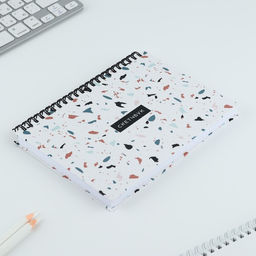 Скетчбук в твердой обложке на гребне А5, 80 л. 100 г/м Мрамор - Artfox фото 2