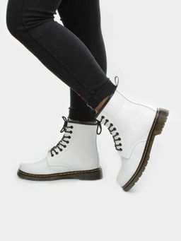 04-MB6021-2 WHITE Ботинки зимние женские (натуральная кожа, натуральный мех) - Фабричный китай фото 18