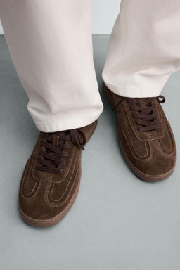 LEATHER TRAINERS - Zara фото 10