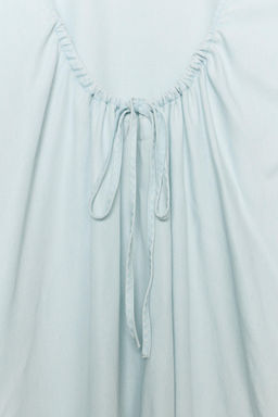 VESTIDO LARGO FLU?DO / Azul - Zara фото 7
