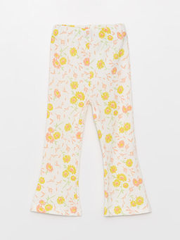 Beli Lastikli Desenli K?z Bebek E?ofman Alt