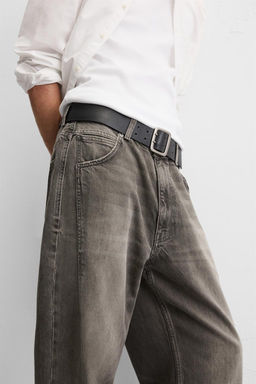 BAGGY JEANS WITH SEAM DETAIL - Zara фото 14