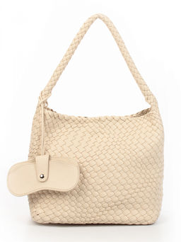 LACCOMA сумка СУ1053-2-слоновая кость эко кожа хлопок