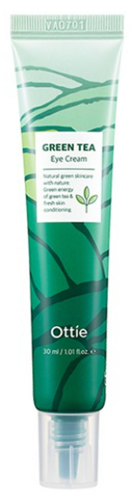 0% ОРГСБОР!! Крем для век с зеленым чаем и гиалуроновй кислотой Ottie Green Tea Eye Cream(30 мл)  фото 2