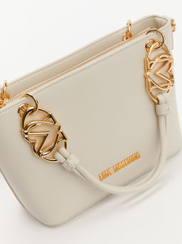 Женский тоут LOVE MOSCHINO JEWEL Артикул 4377058, молочно-бежевый  фото 3