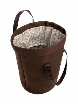 Корзина для белья 35x35x47 какао хлопок, полиэстер - Denastia фото 3