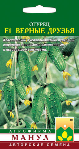 Огурец Верные друзья F1 10шт. (Манул)