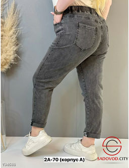 Джинсы на резинке женские - Bruno фото 4