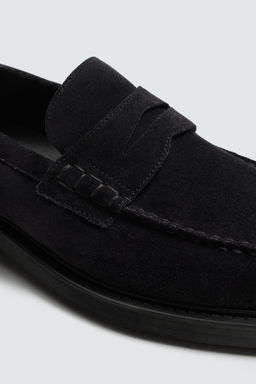 LEATHER PENNY LOAFERS - Zara фото 13