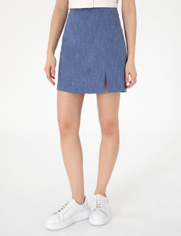 _ndigo A Kesim Dokuma Etek - Pierre cardin фото 2