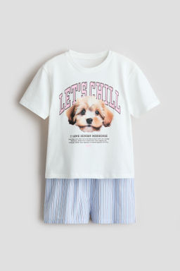 Pijama estampado de algod?n