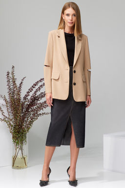 Костюм из жакета, джемпера и юбки. - Allure фото 2