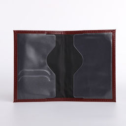 Обложка для паспорта, бордовая