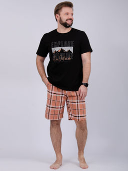 Пижама "Альпы" шорты, трикотаж