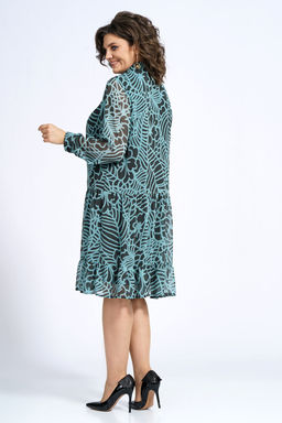 Платье ALANI 2146 бирюза с черным - Alani collection фото 4