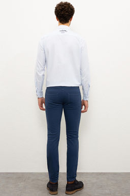 Erkek _ndigo Kanvas Pantolon