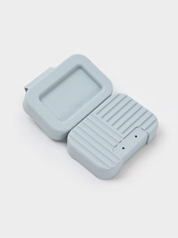 Цена за 2 шт. Мыльница дорожная "Лайн", цвет серый