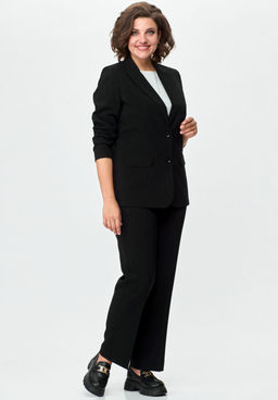 Жакет БелЭльСтиль 203 черный однотон фото 3