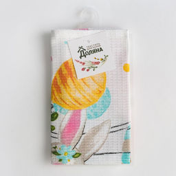 Полотенце пасхальное Доляна Воздушный шар 35х60 см, 100% хл, 160г/м2  фото 10