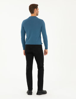 Siyah Straight Fit Jean Pantolon - Pierre cardin фото 4