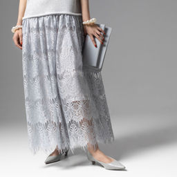 Платье комбинированное с кружевом, Откровенный шик - Charutti фото 3