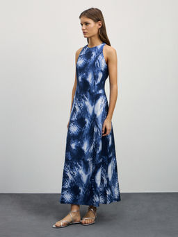 Макси платье с открытой спиной из вискозы / Zarina  фото 4