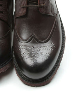 01-H9053-B1-SW5 BROWN Ботинки демисезонные мужские (натуральная кожа) - Фабричный китай фото 14