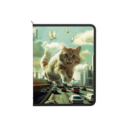 Папка для тетрадей А4+, молния вокруг ErichKrause Big City Cats (63514) 550мкм - Artspace фото 4