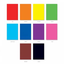 Цена за 10 шт. Цветная бумага односторонняя на клею ErichKrause, Jolly Friends, А4, 10 листов, 10 цветов, игрушка-набор для детского творчества