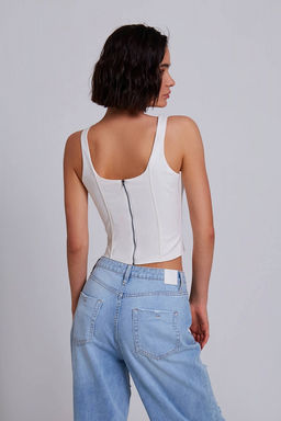 Блузка-топ в корсетном стиле - Incity фото 3