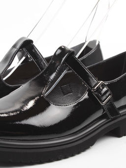 06-M47-14 BLACK Туфли женские (натуральная кожа)